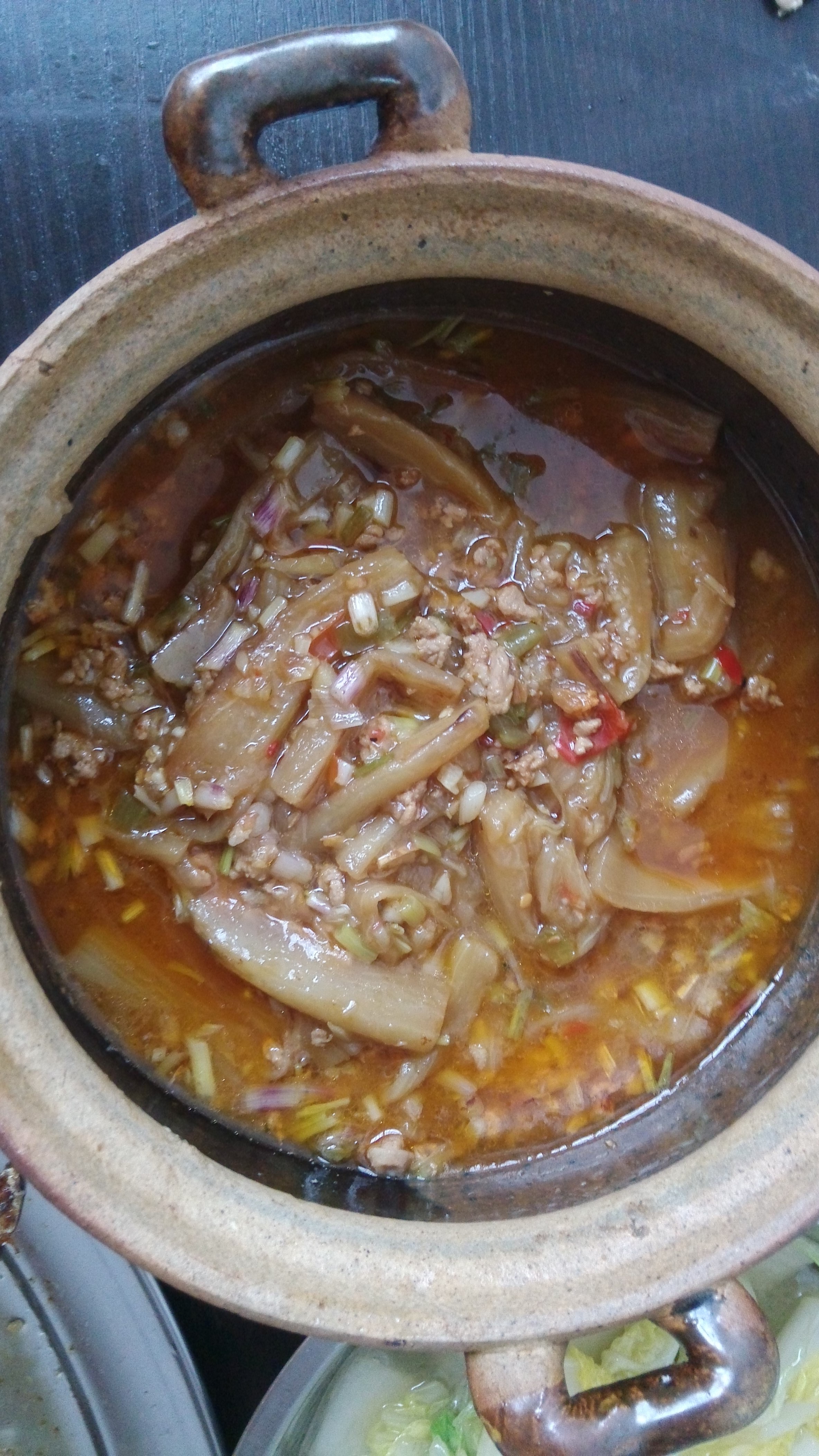 鱼香茄子煲