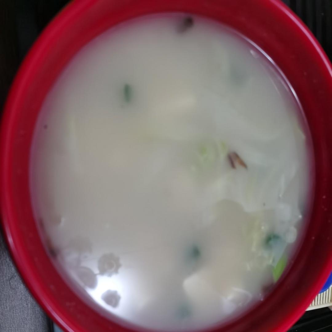青菜豆腐汤