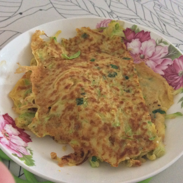 西葫芦鸡蛋饼
