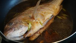 家焖红鲷鱼Snapper-北方的家常炖鱼简单有滋味的做法 步骤6