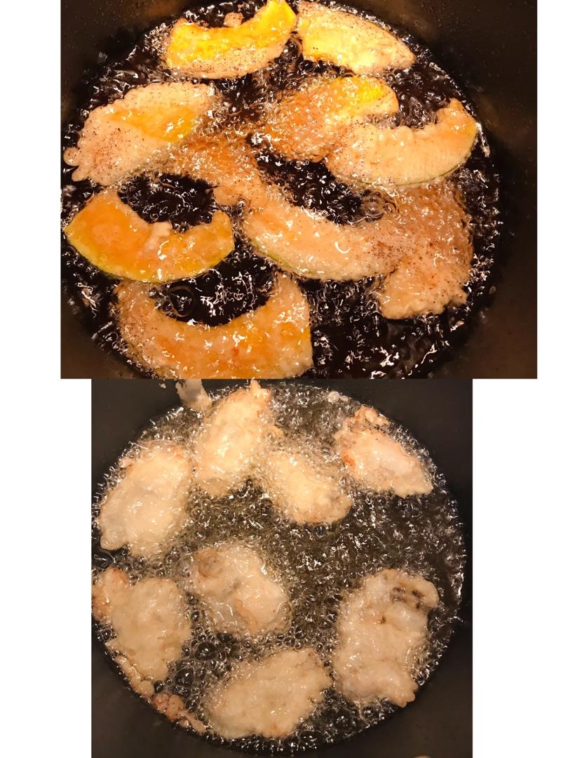 干面香甜的日式南瓜天妇罗（秒杀日本天妇罗店）