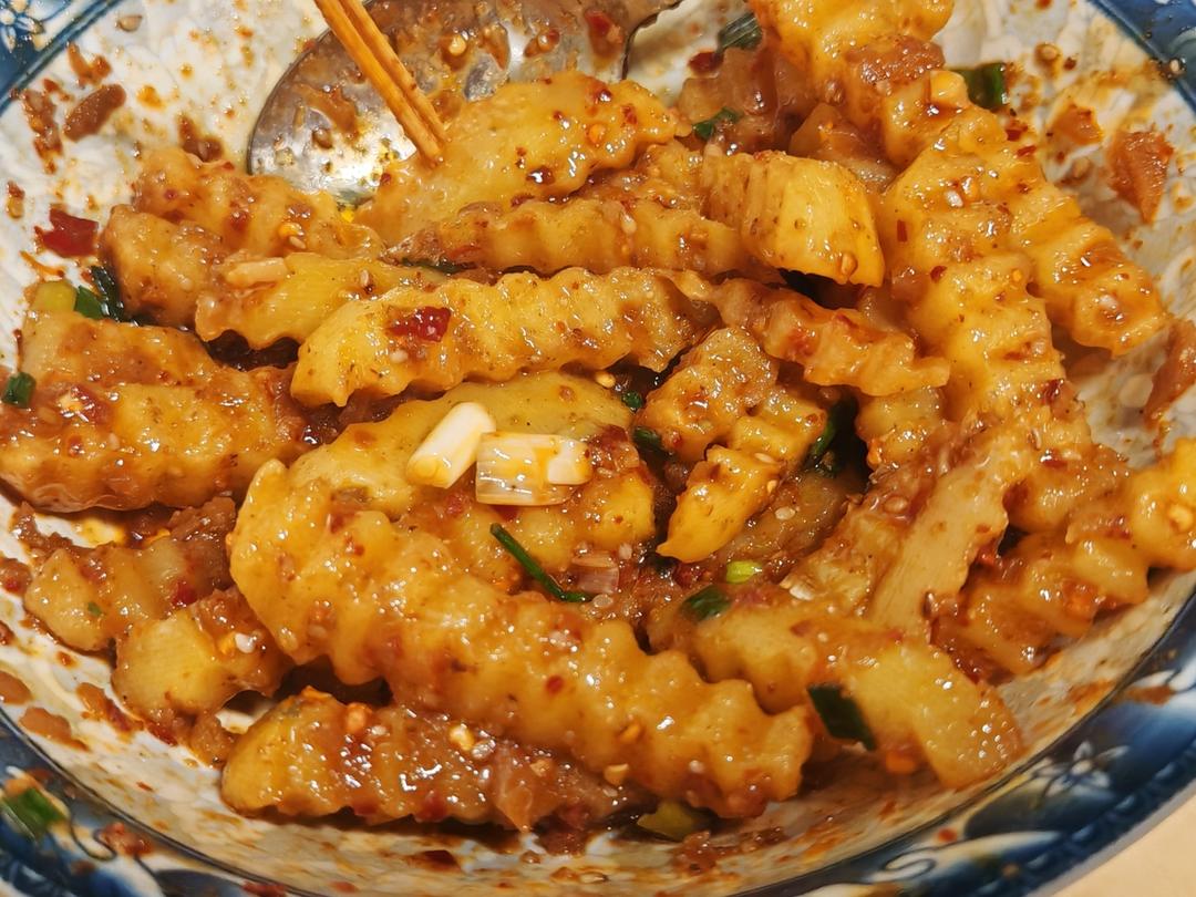 脆脆的狼牙土豆（糖醋麻辣味）