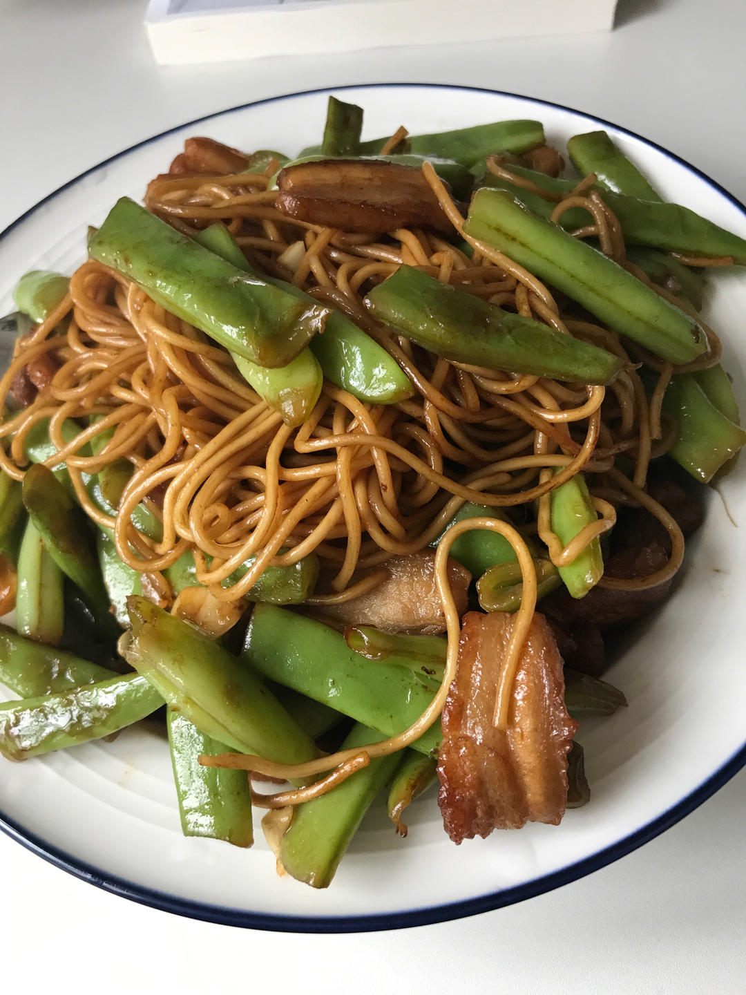 地道老北京扁豆焖面 豆角焖面 太好吃小心吃撑哦