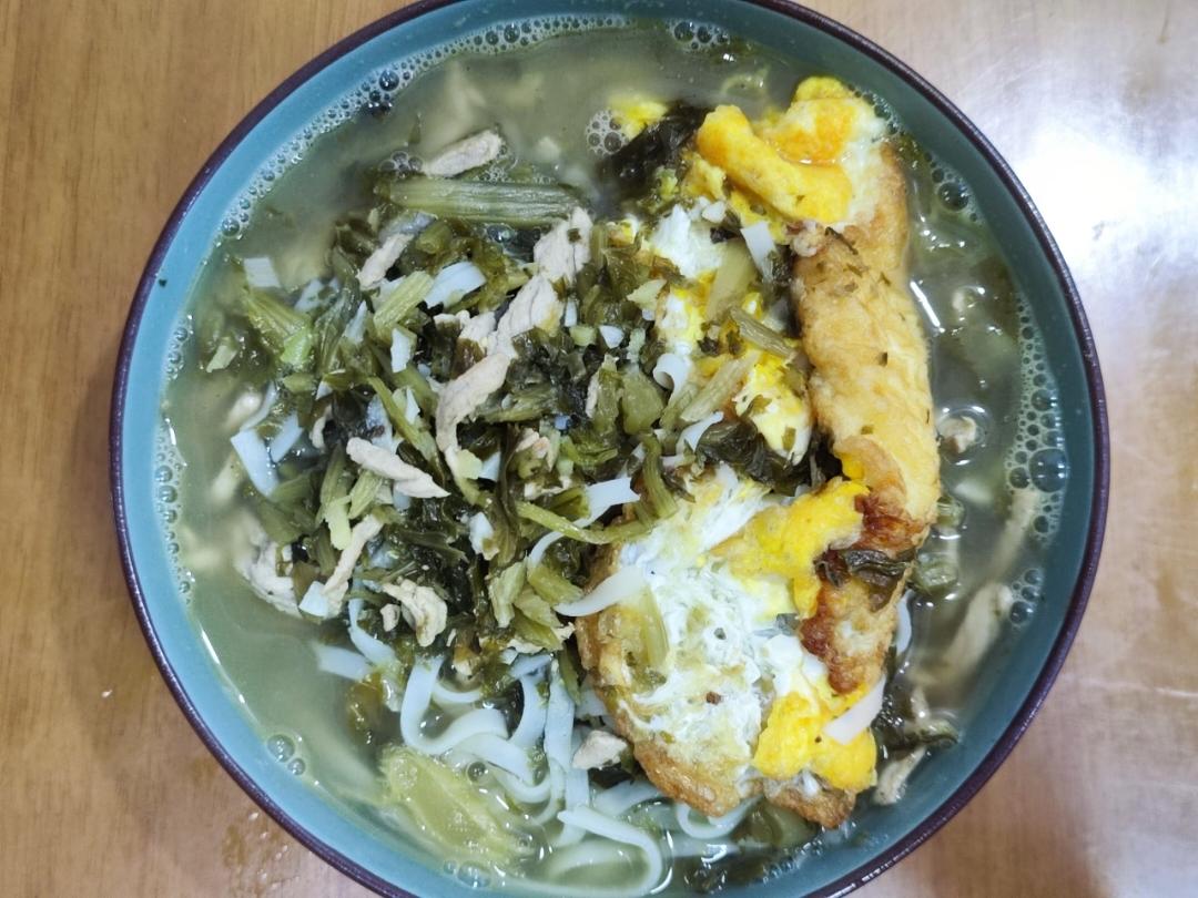 雪菜肉丝面