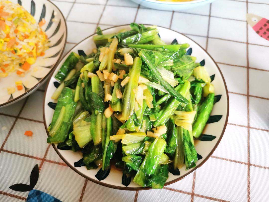 蒜蓉油麦菜（蚝油）
