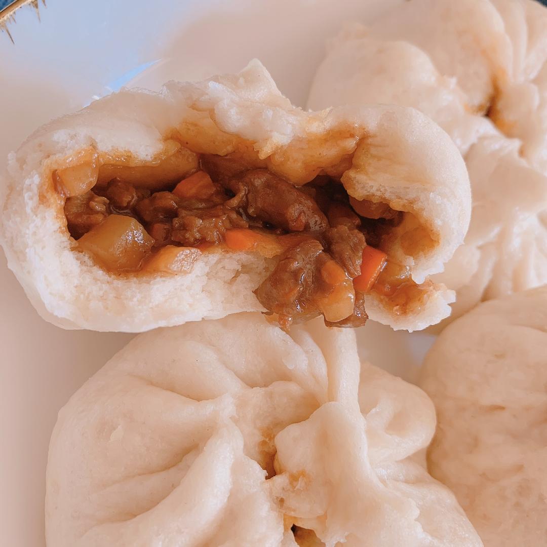 咖喱牛肉包 -- 松下SC300B蒸烤箱