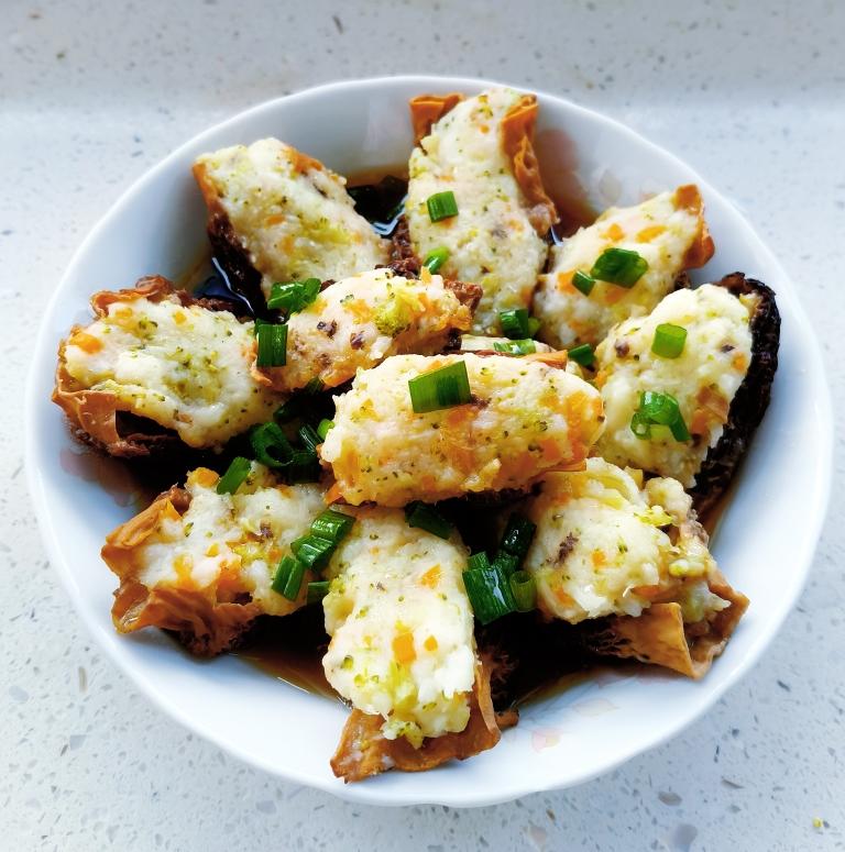 羊肚菌酿山药