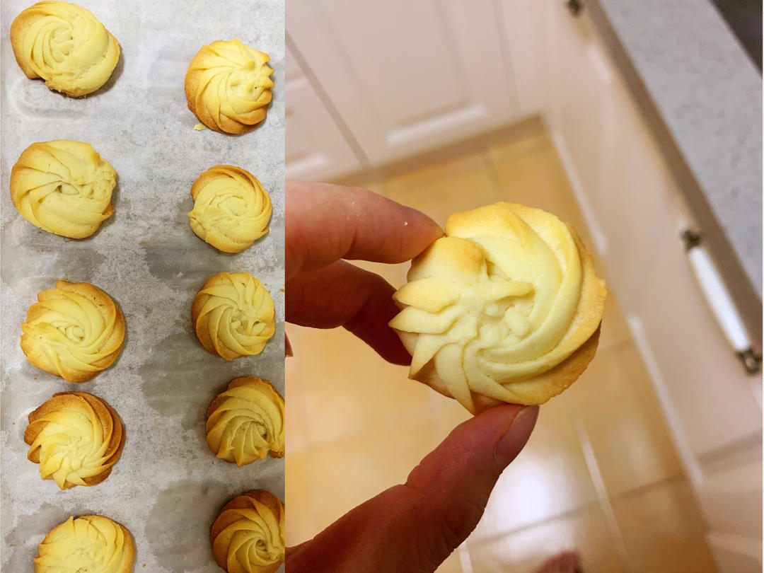 巨好吃0⃣️食材‼️酥到掉渣的淡奶油曲奇