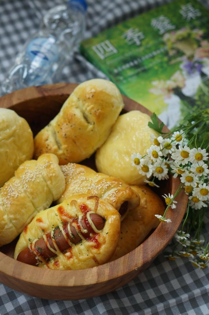 超柔软-热狗面包