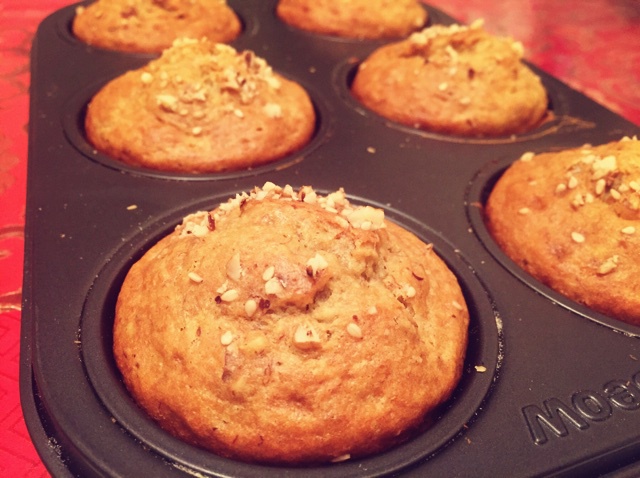 快手香蕉纸杯蛋糕