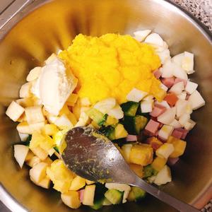 家庭豪华版土豆鸡蛋沙拉的做法 步骤4
