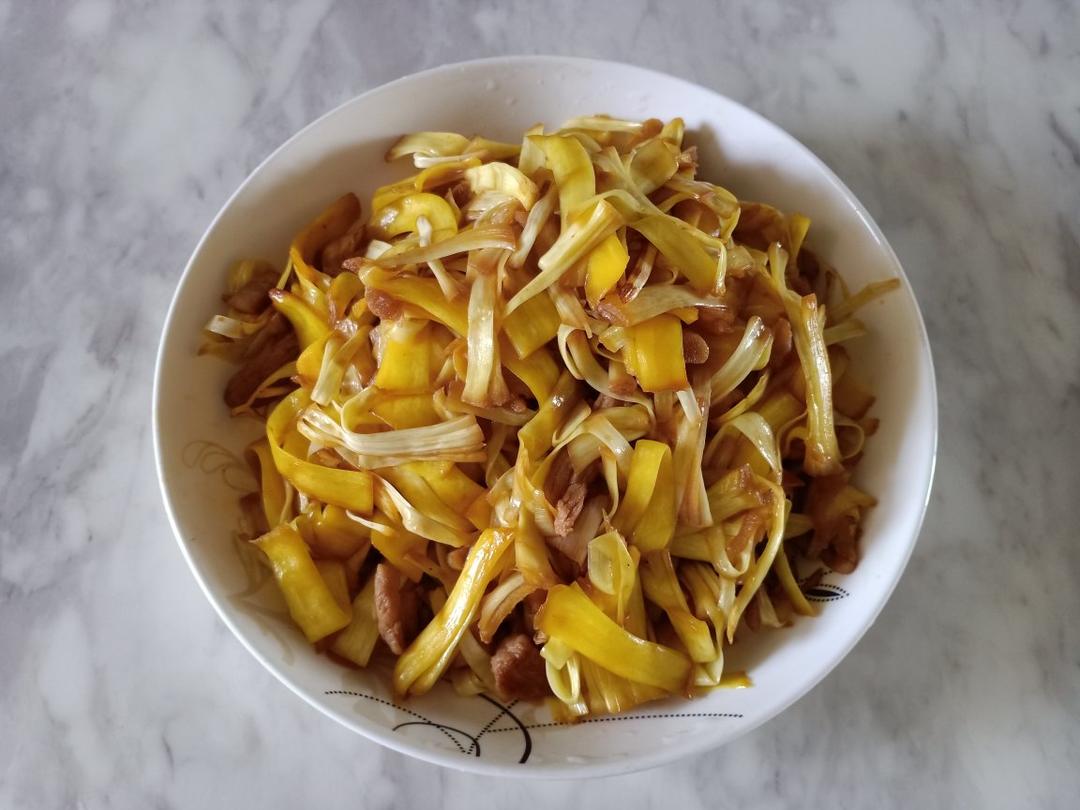 菠萝蜜丝炒肉