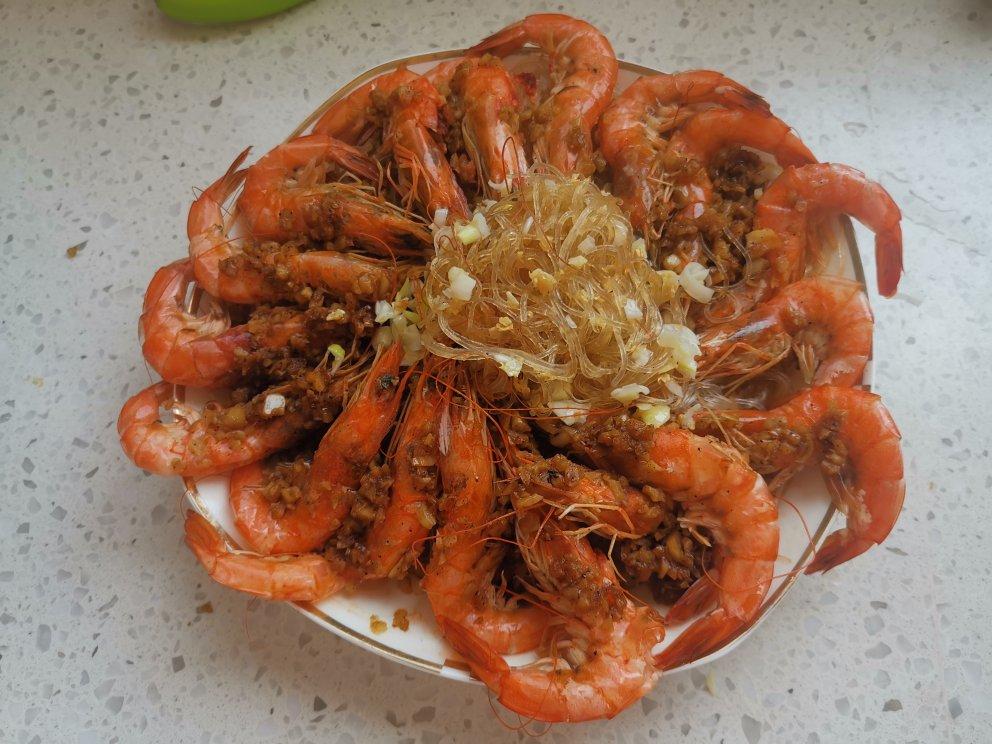蒜蓉粉丝蒸虾
