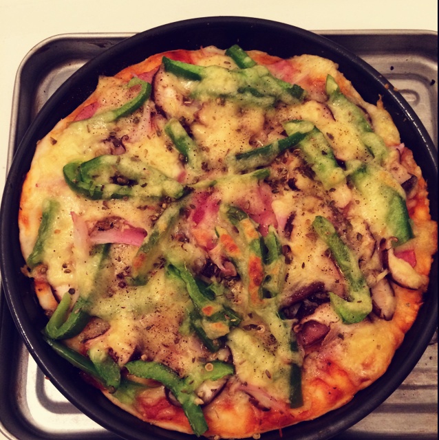 夏威夷pizza（附饼底冷冻法）
