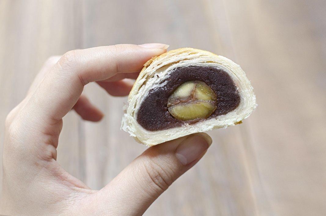 豆沙栗子酥