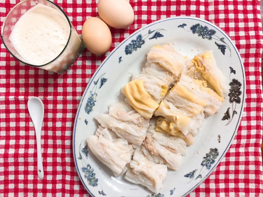 布拉广式葱花牛肉肠粉