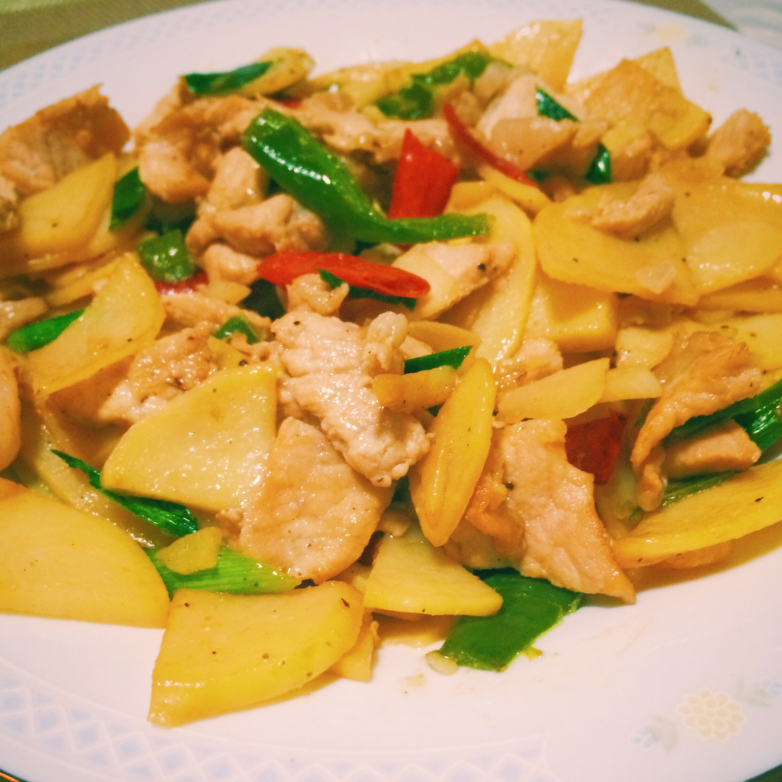 尖椒土豆片