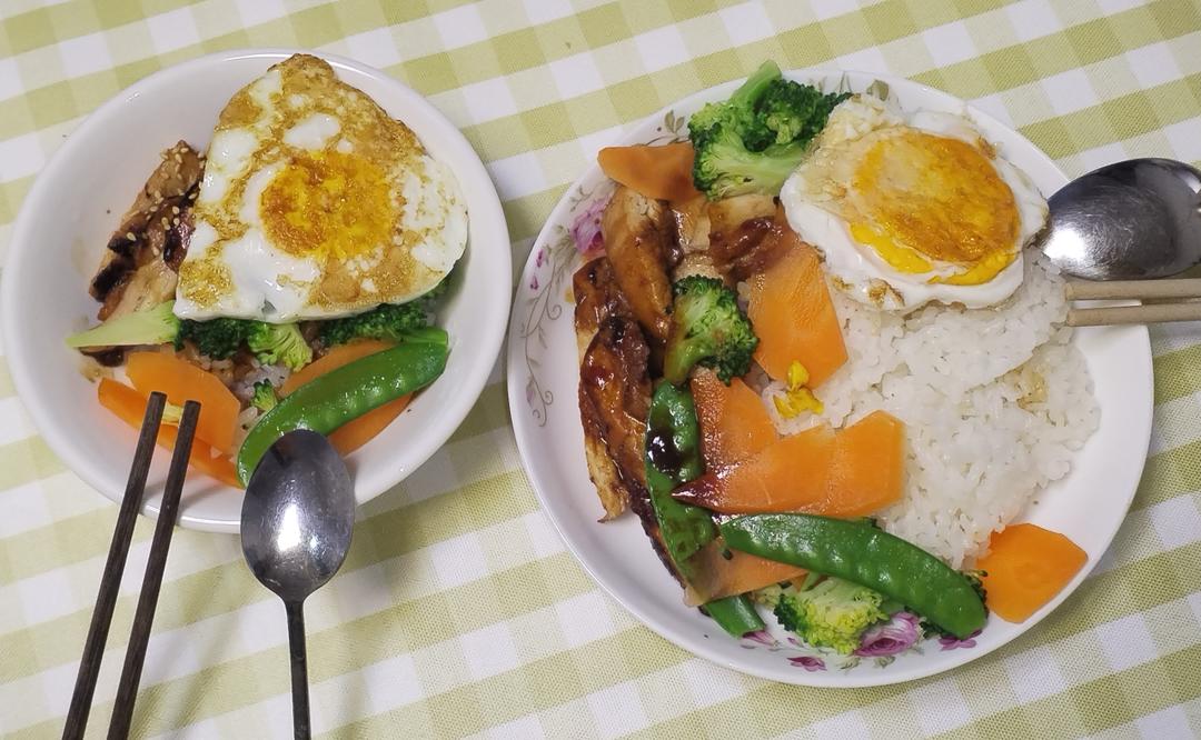 超美味的照烧鸡排饭