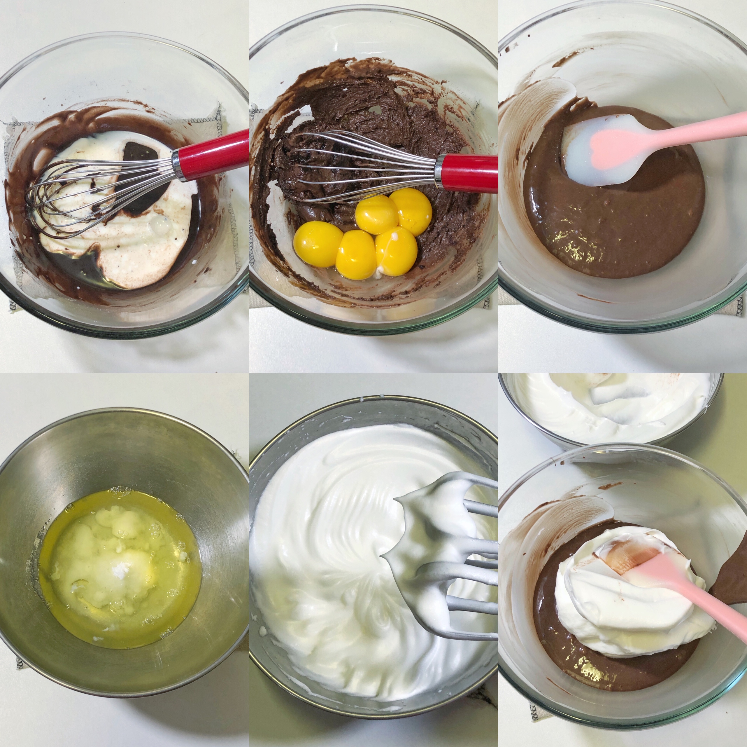 香浓巧克力古早蛋糕的做法 步骤2