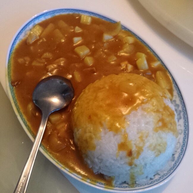 咖喱鸡肉饭