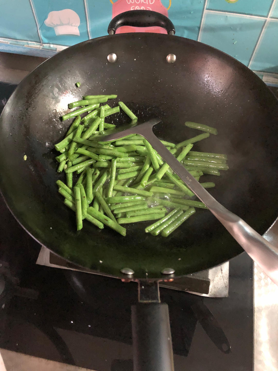 清炒爆炒豇豆