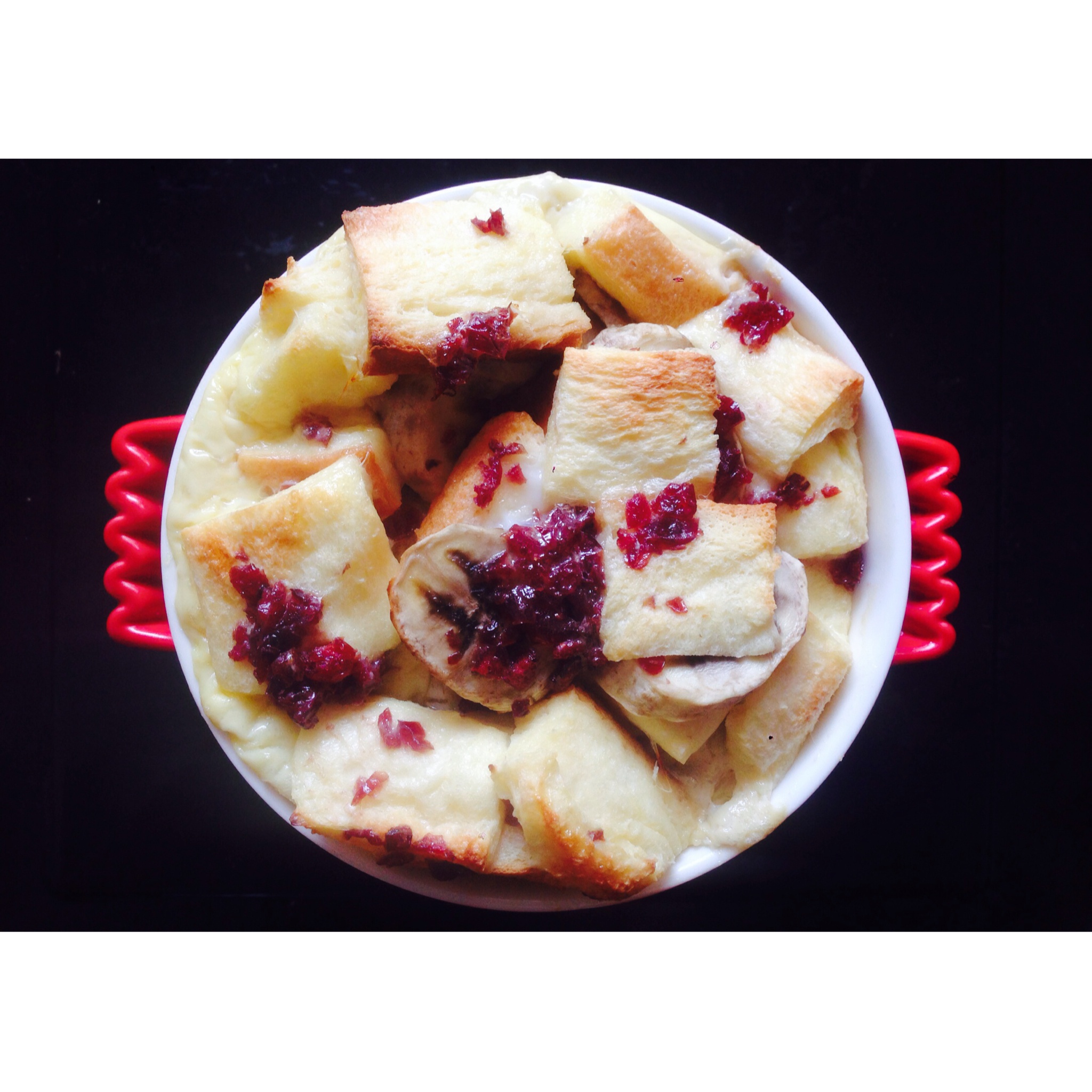 焗烤蔓越梅吐司布丁