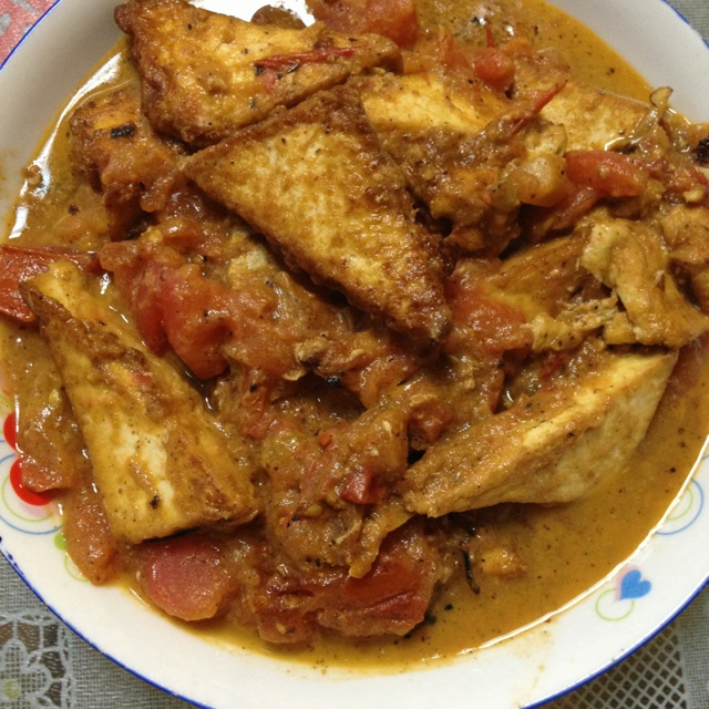 西红柿烧豆腐