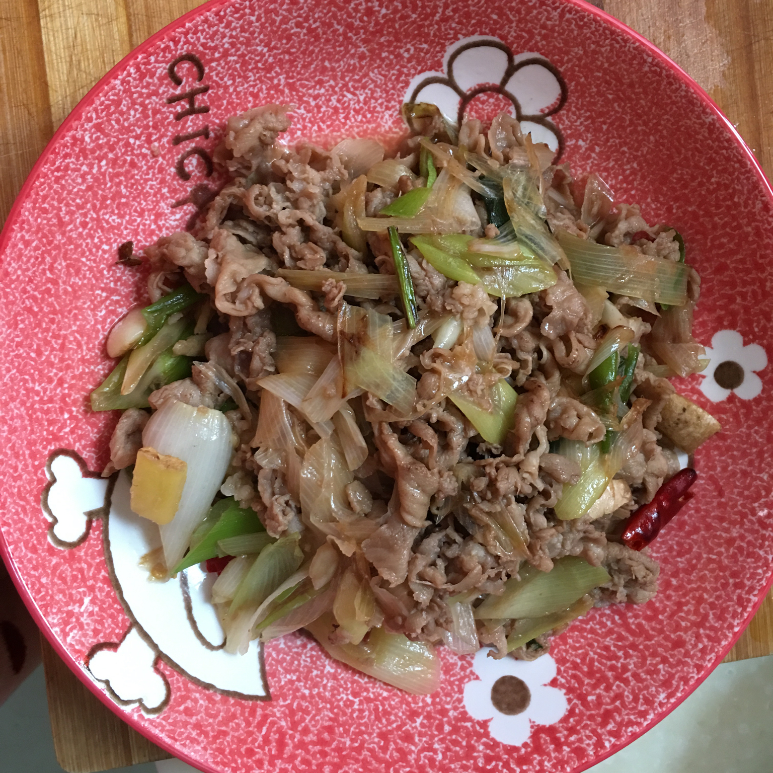 葱爆羊肉