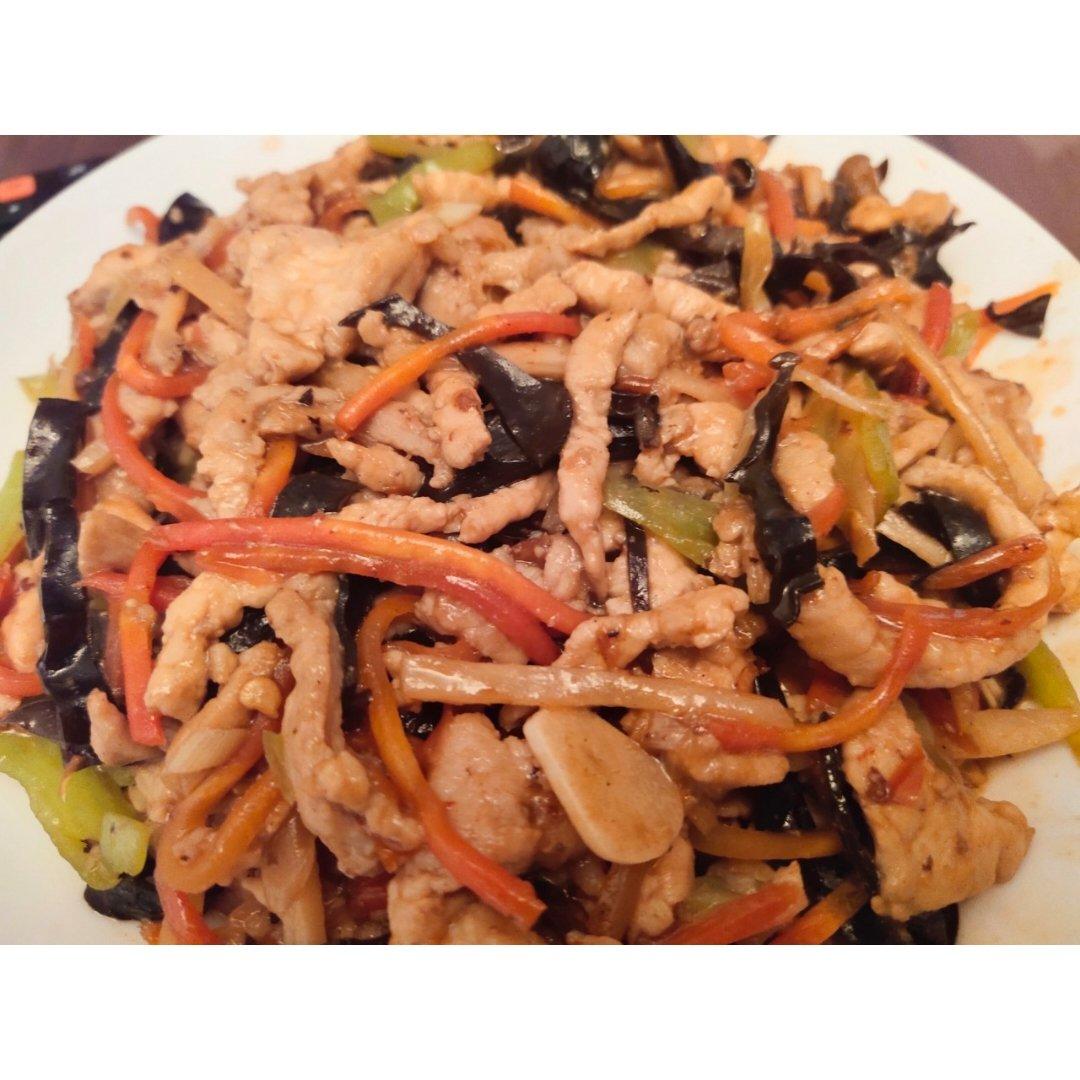 杏鲍菇的鱼香肉丝￨不放一滴水