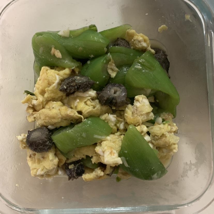 海参丝瓜炒鸡蛋