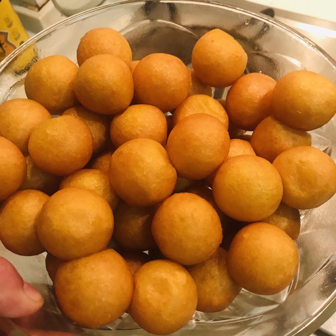 炸山芋圆子的做法 步骤9