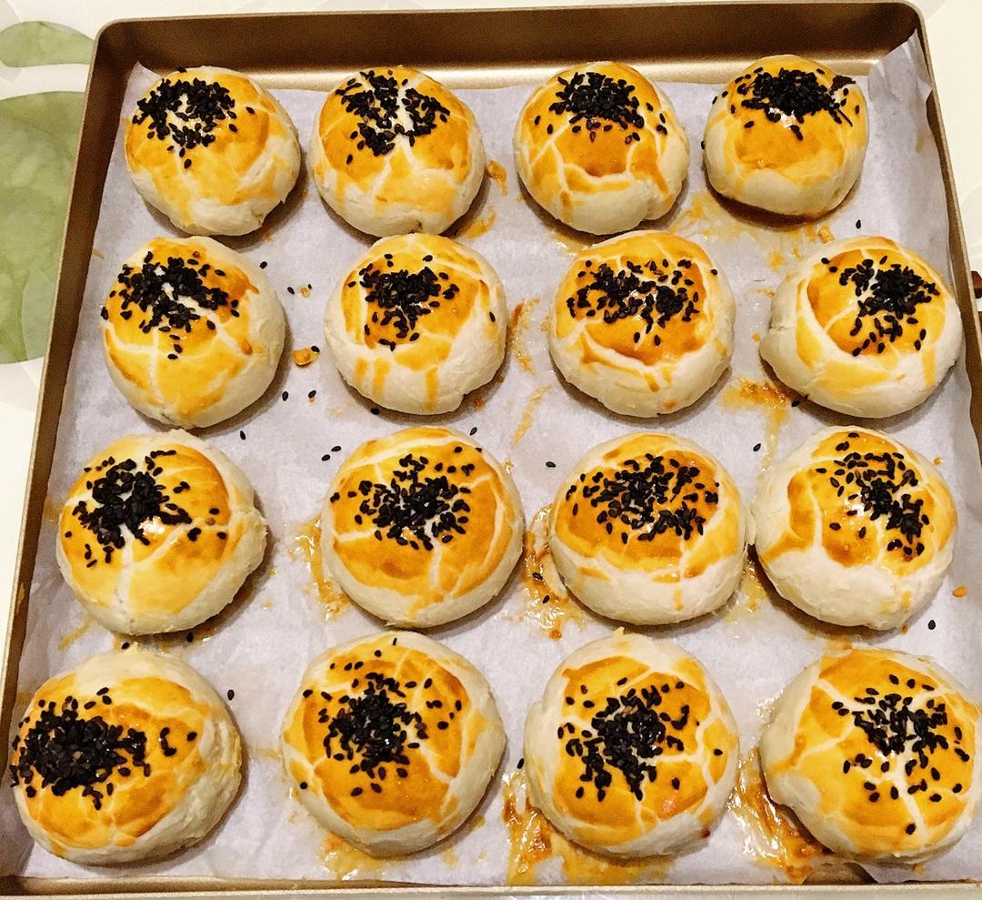 布丁蛋糕77做的蛋黄酥