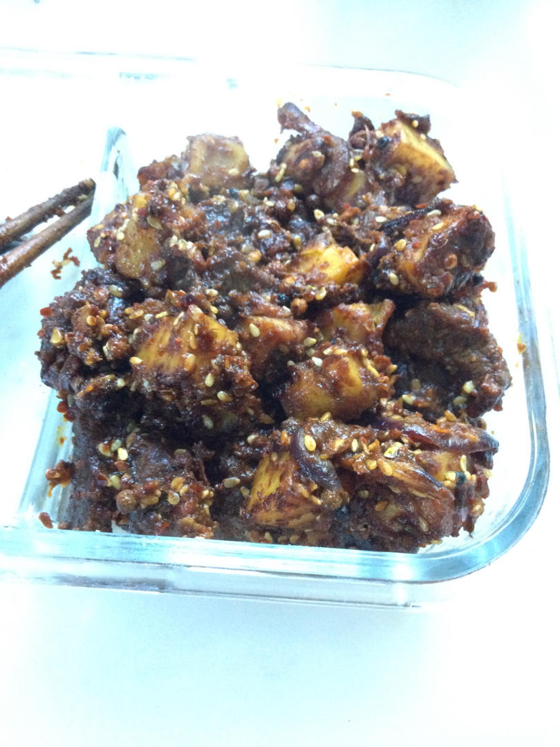 孜然牛肉土豆丁