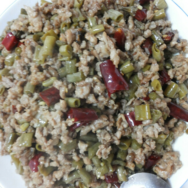 肉末豇豆