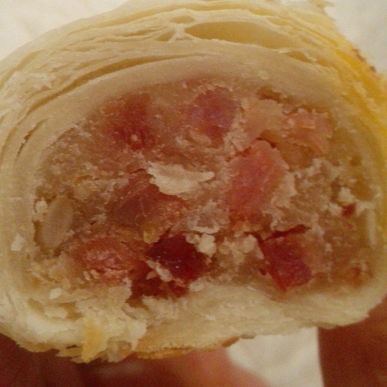 白酥皮云腿月饼