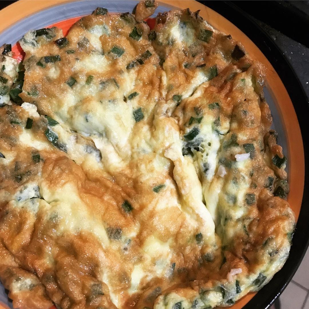 韭菜鸡蛋饼