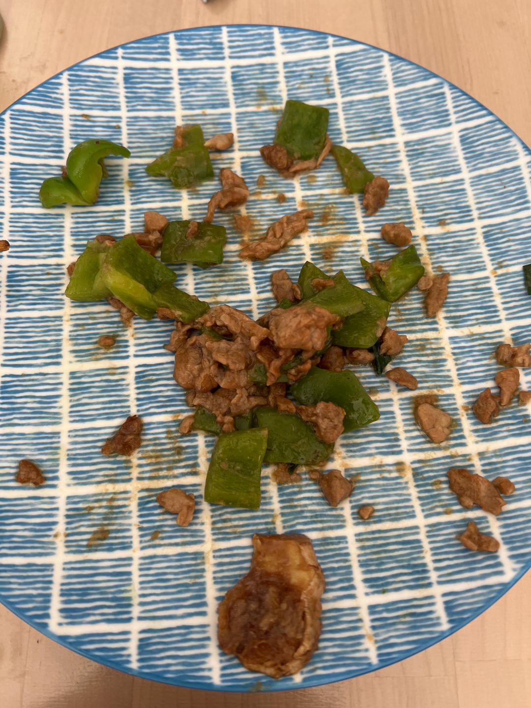 青椒炒肉片