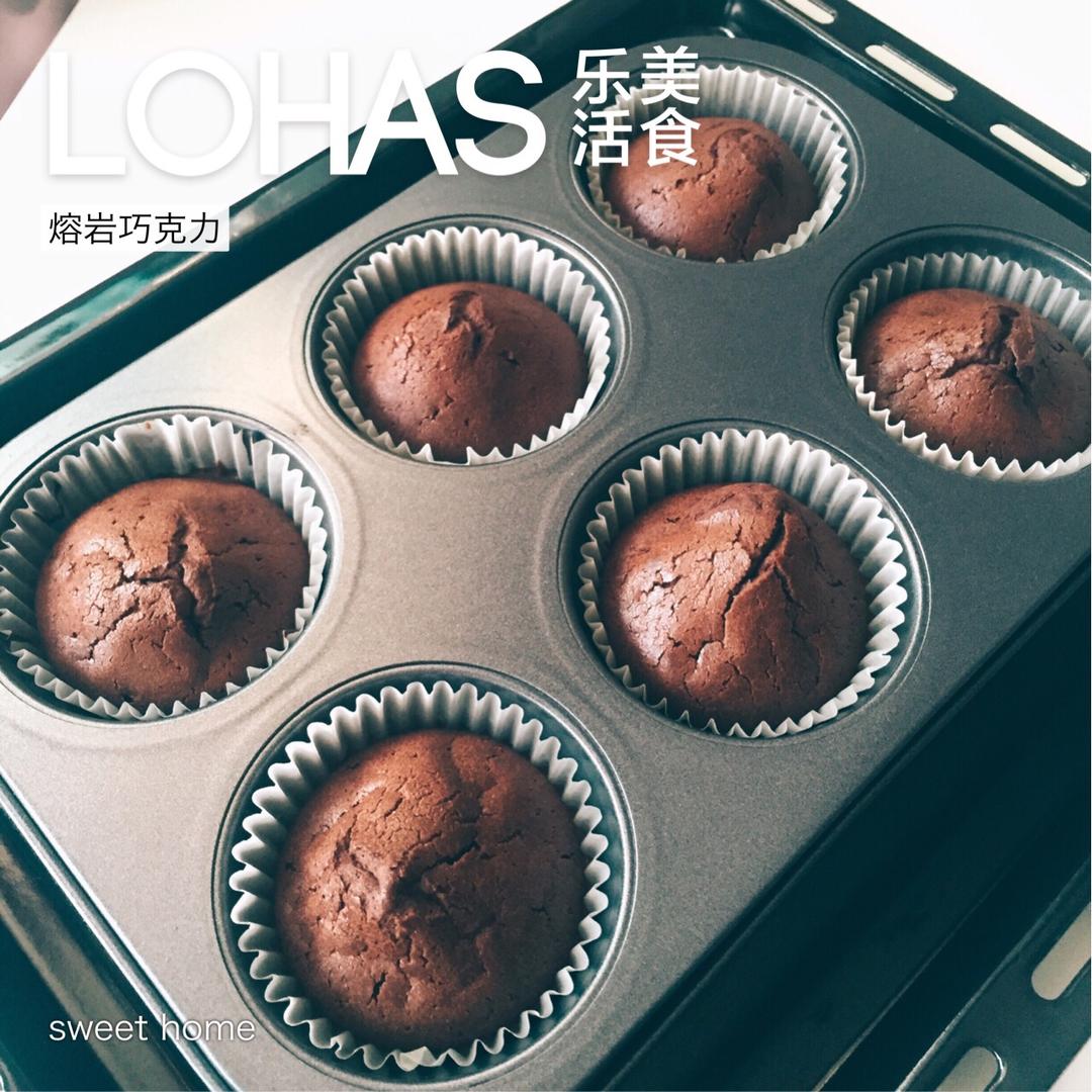 巧克力熔岩蛋糕(全图文超简单)