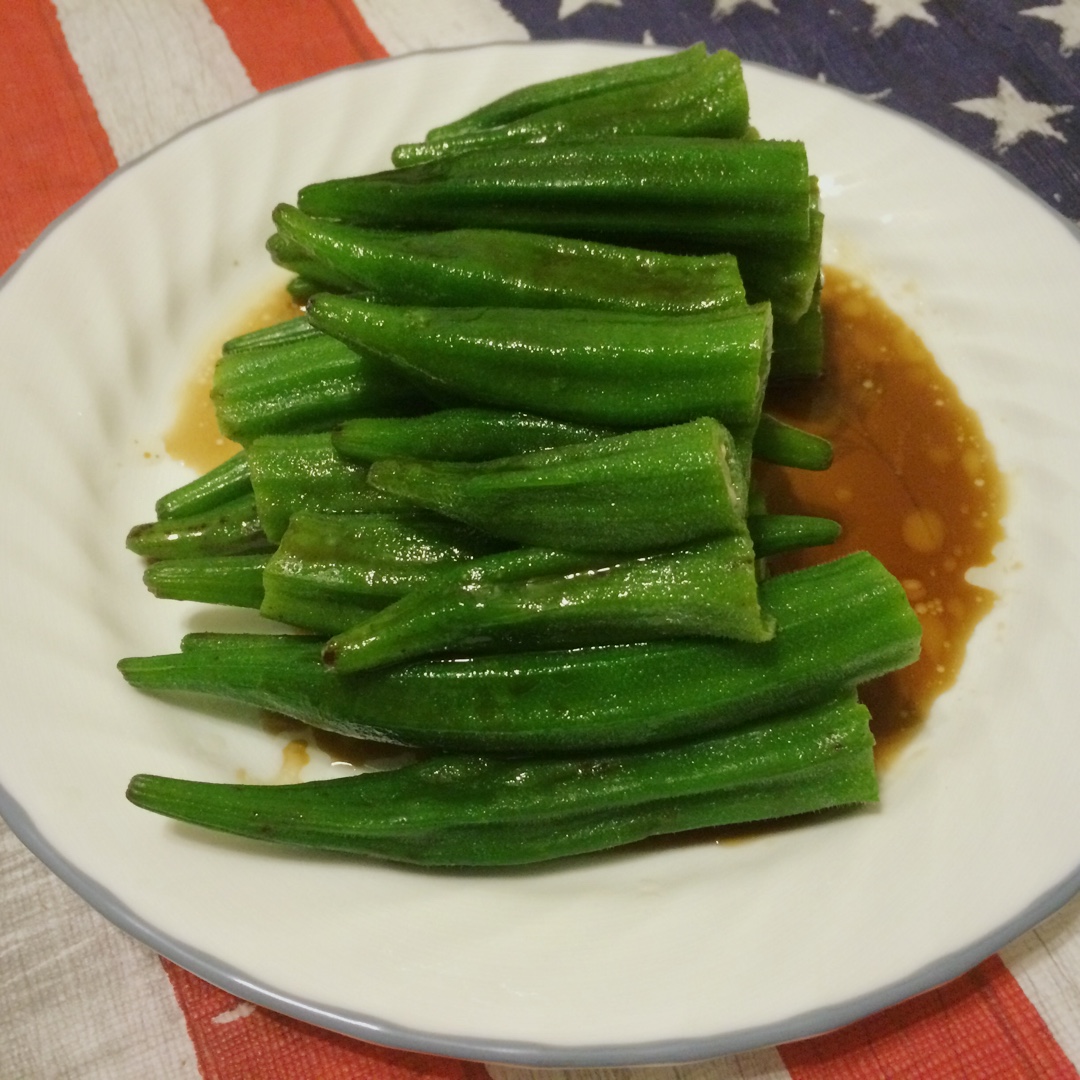 【白灼秋葵】清爽简单