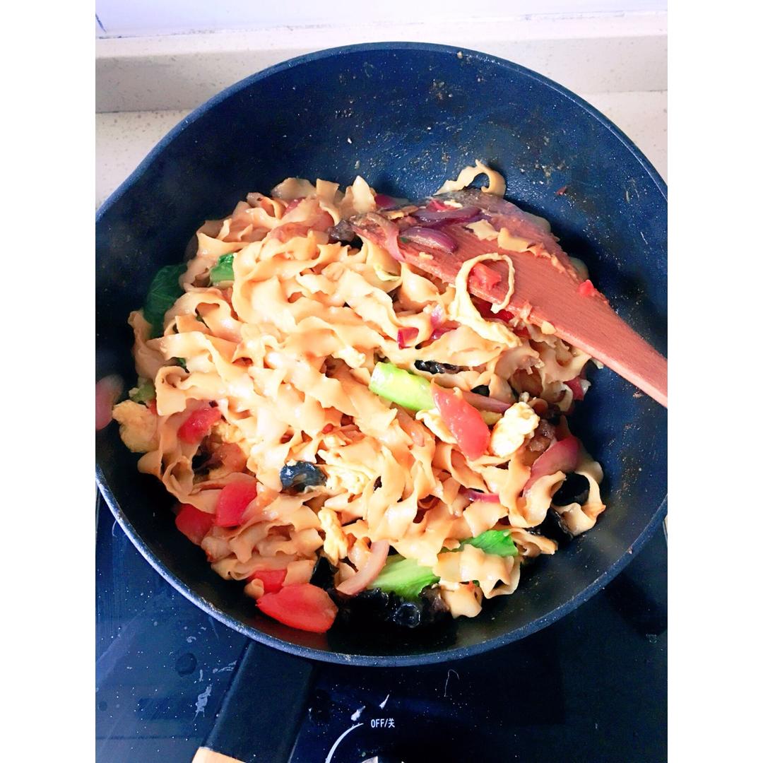鸡蛋素炒面Fried Noodles Vegetarian