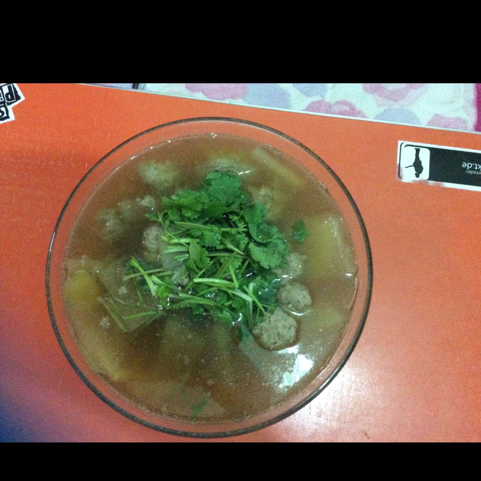 清香牛肉丸子汤