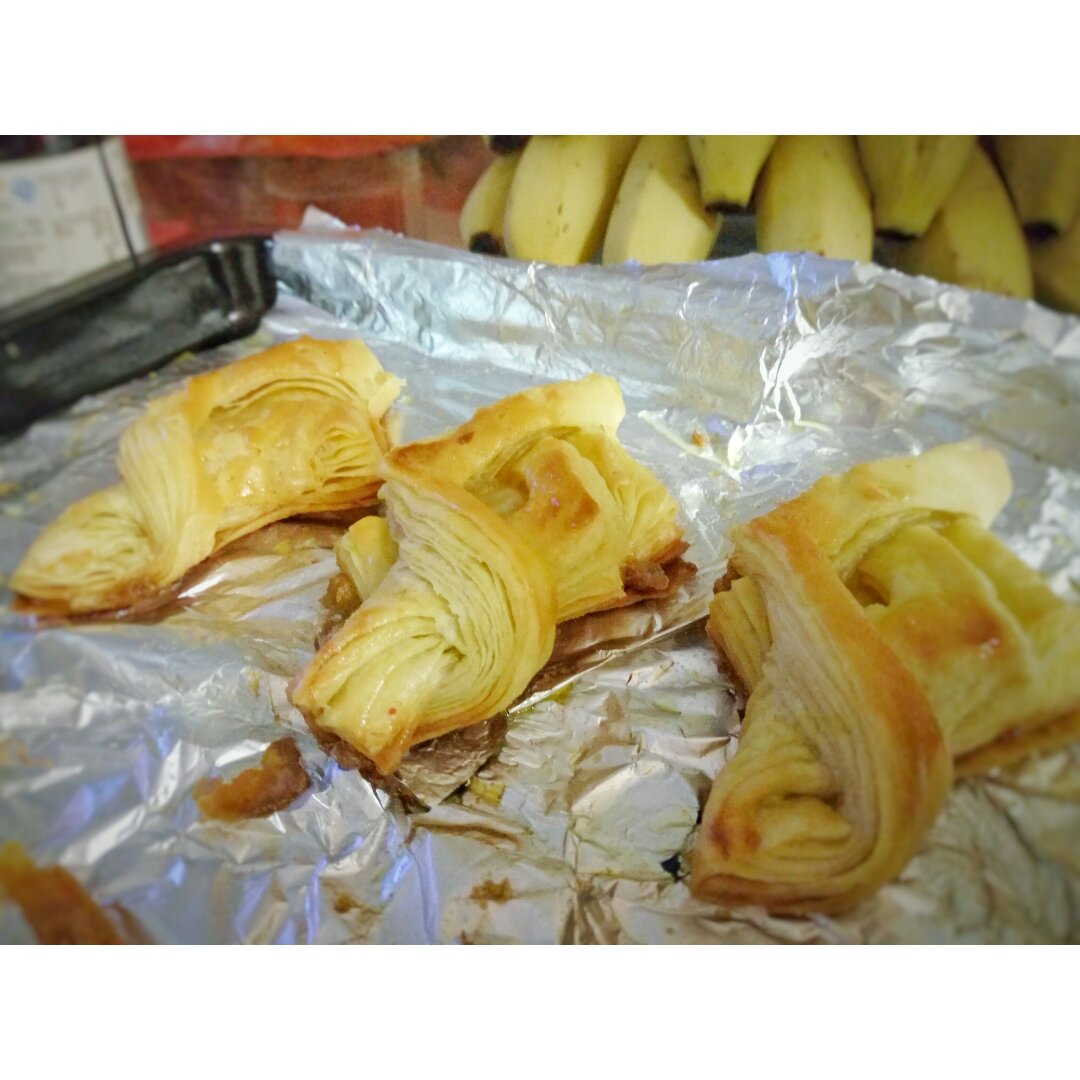 基础千层酥皮做法--附果酱酥、风车酥、蝴蝶酥和羊角酥整形