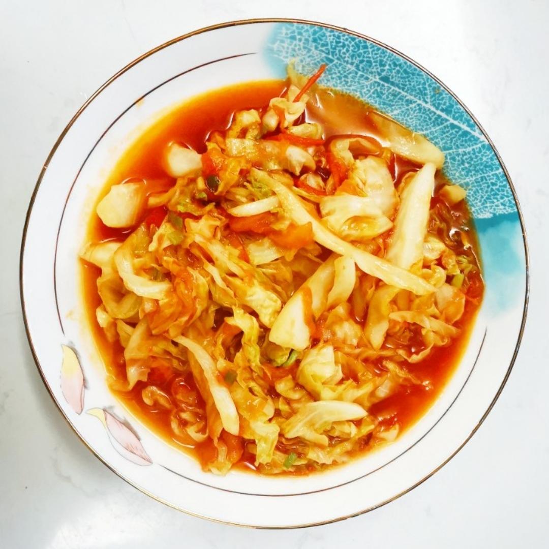 大头菜炒西红柿