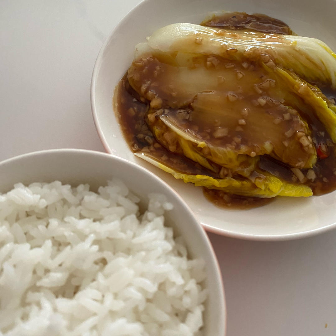 5分钟蒜蓉蚝油娃娃菜‼️健康低脂不长胖