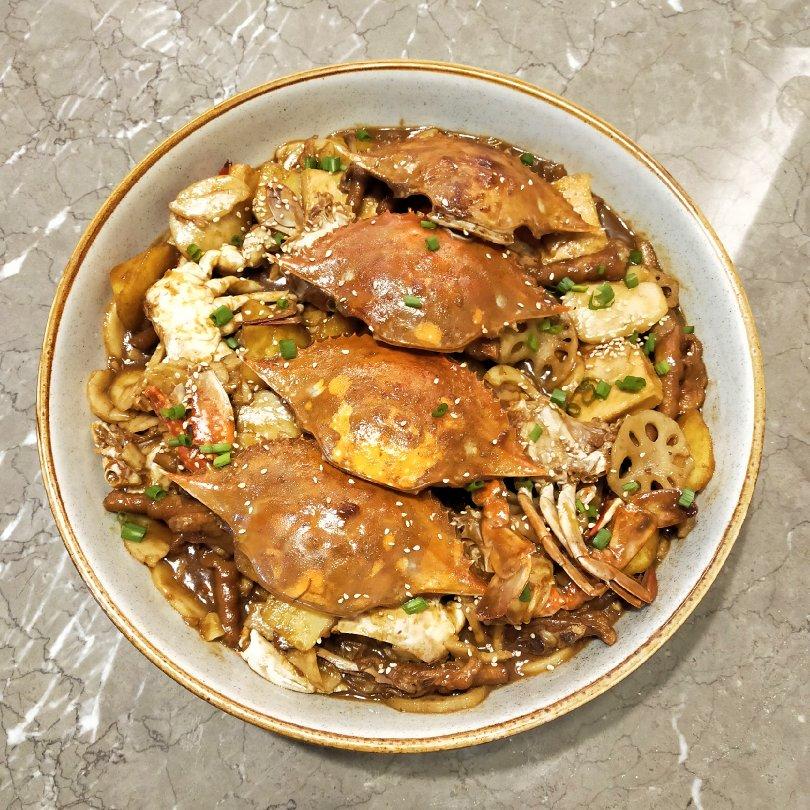胖哥俩肉蟹煲之深海明虾煲