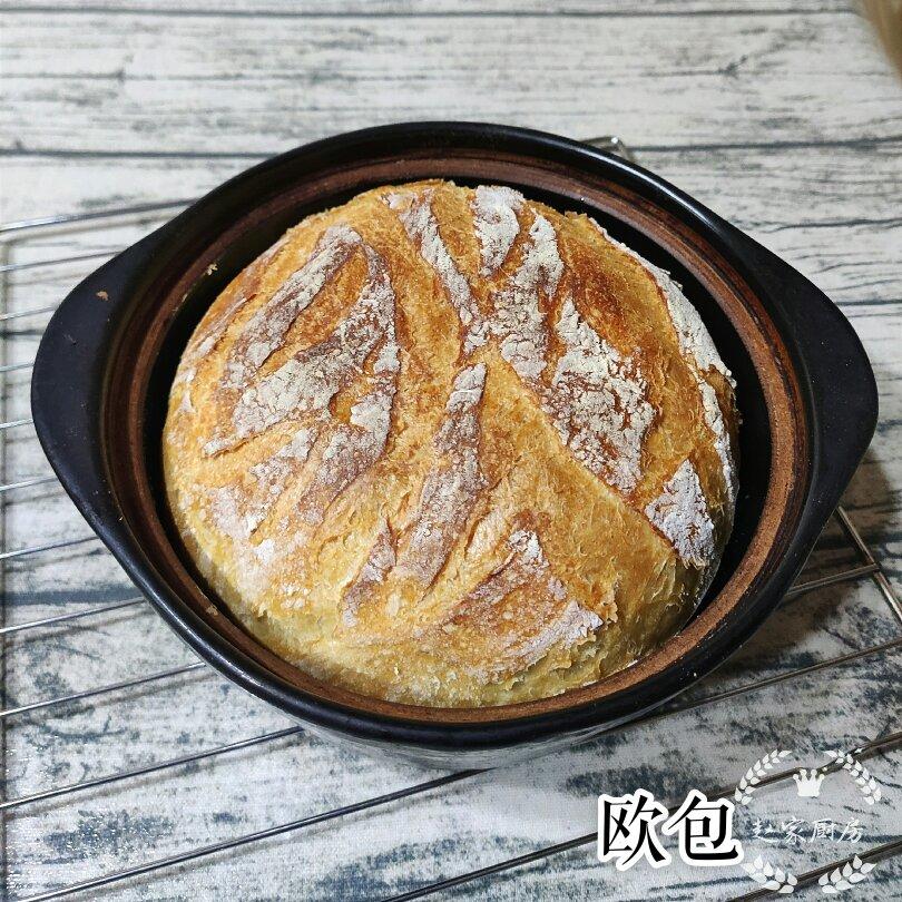 欧包/乡村面包-无油不用揉 No Knead Bread