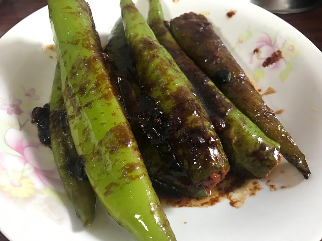 下饭菜肴--青椒酿肉