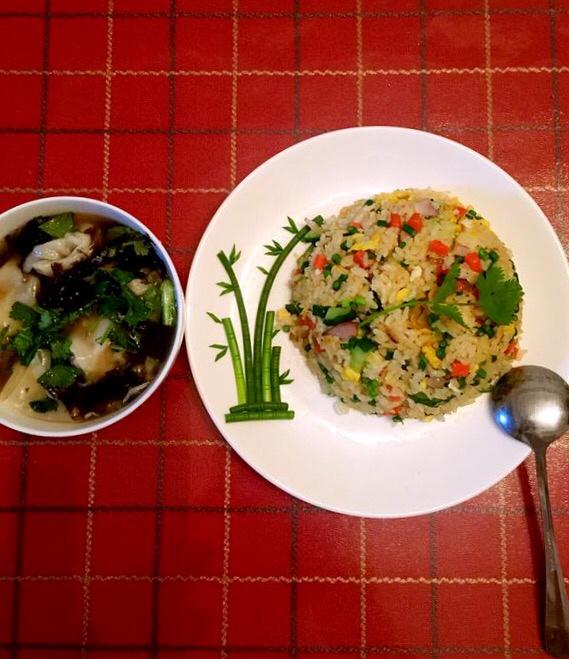 🎍竹报平安（蒜苔盘饰/超级简单）