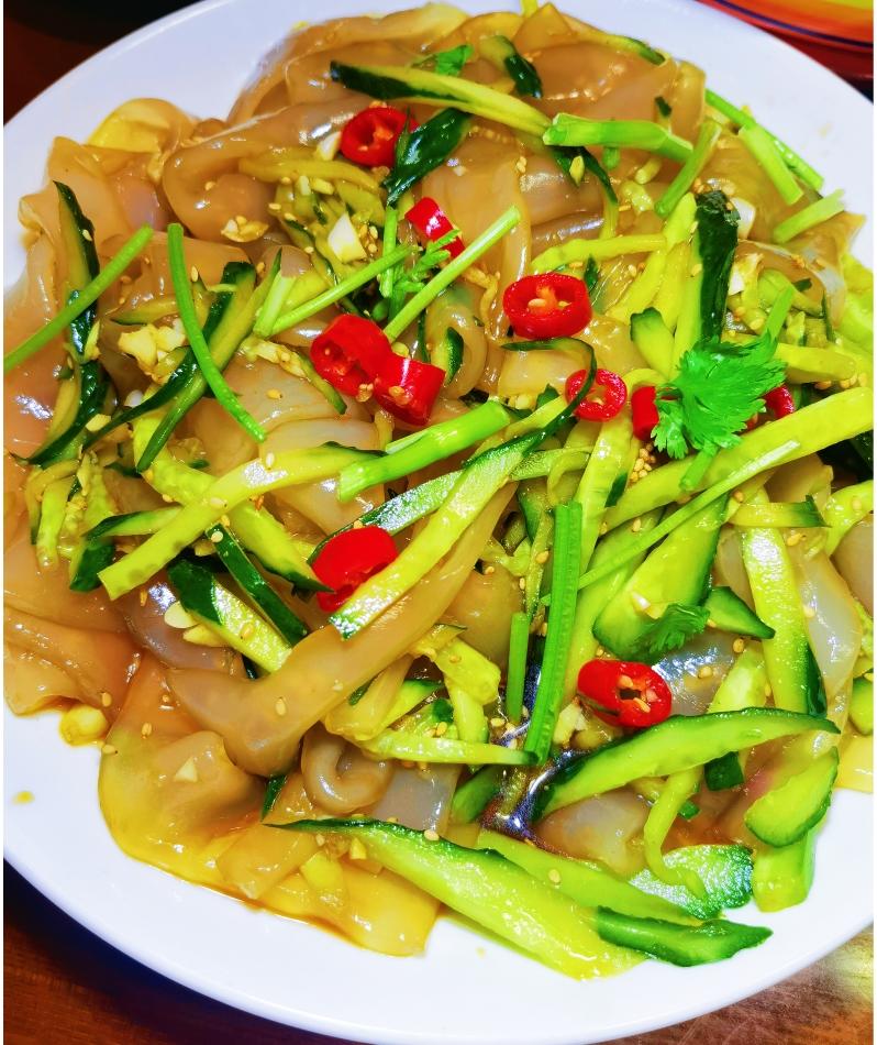 凉拌拉皮的做法