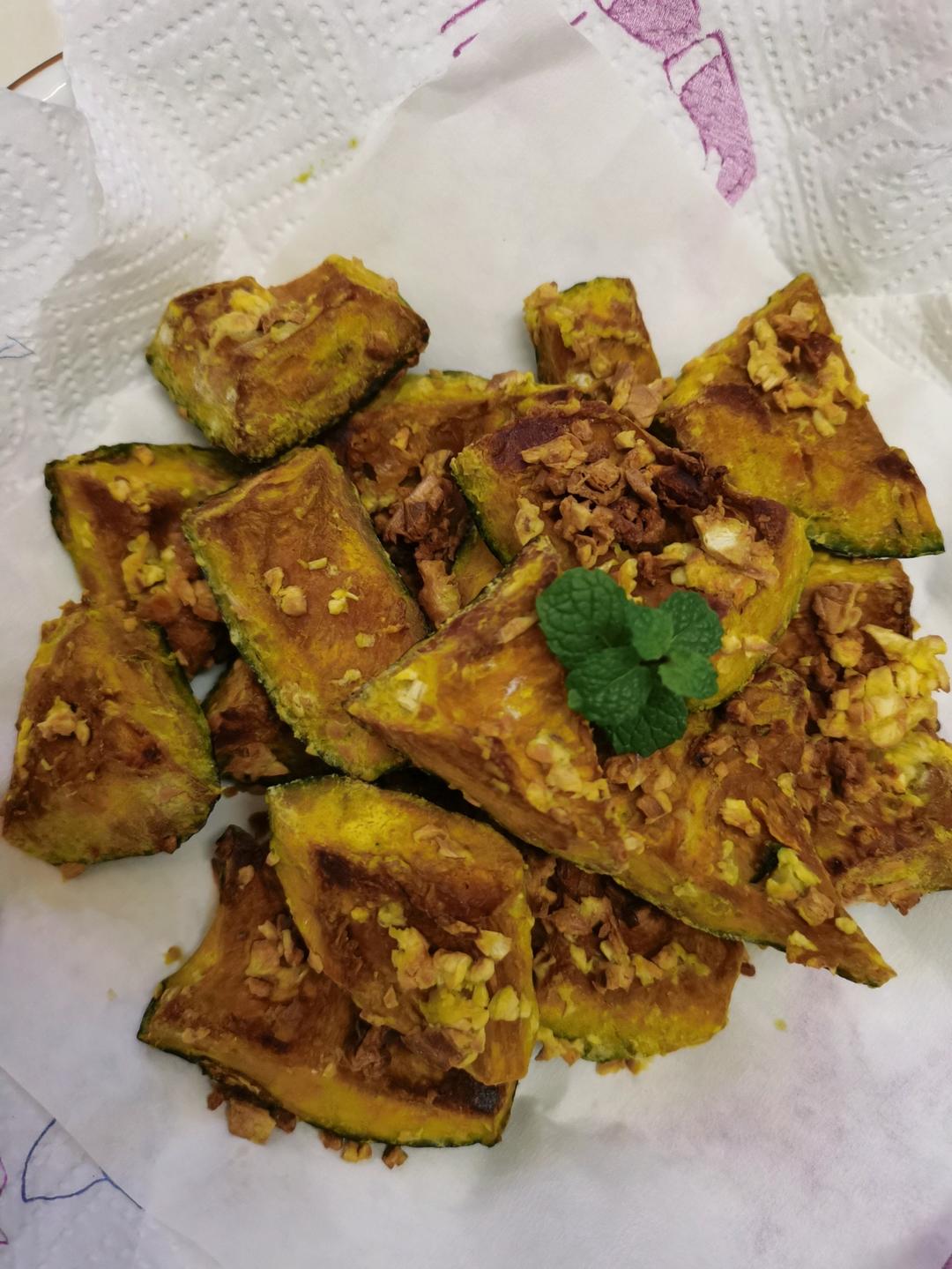 简单又特好吃的～空气炸锅烤贝贝南瓜